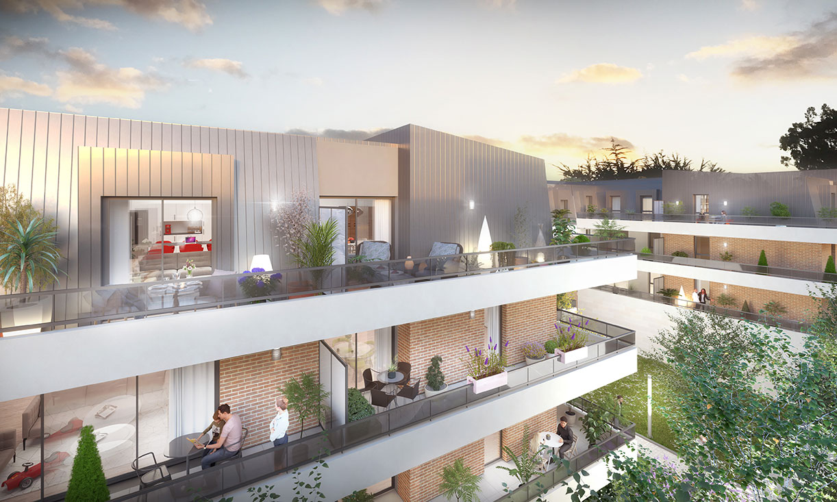 Programme immobilier neuf Bois – Guillaume – Le Faubourg Saint Antoine – BATIMENT A&nbsp;:
