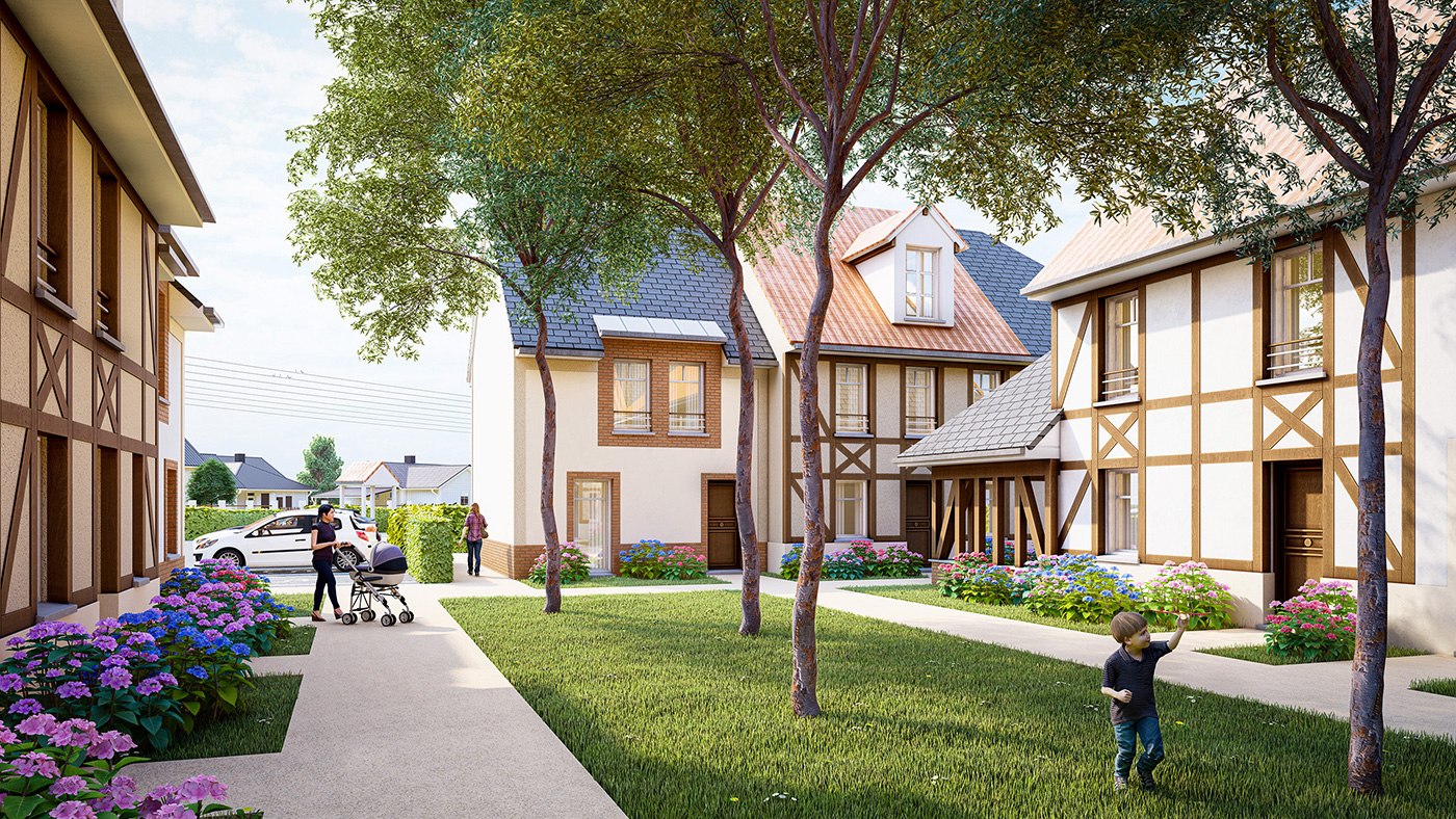 Programme immobilier neuf LES COTTAGES DU CHEMIN VERT