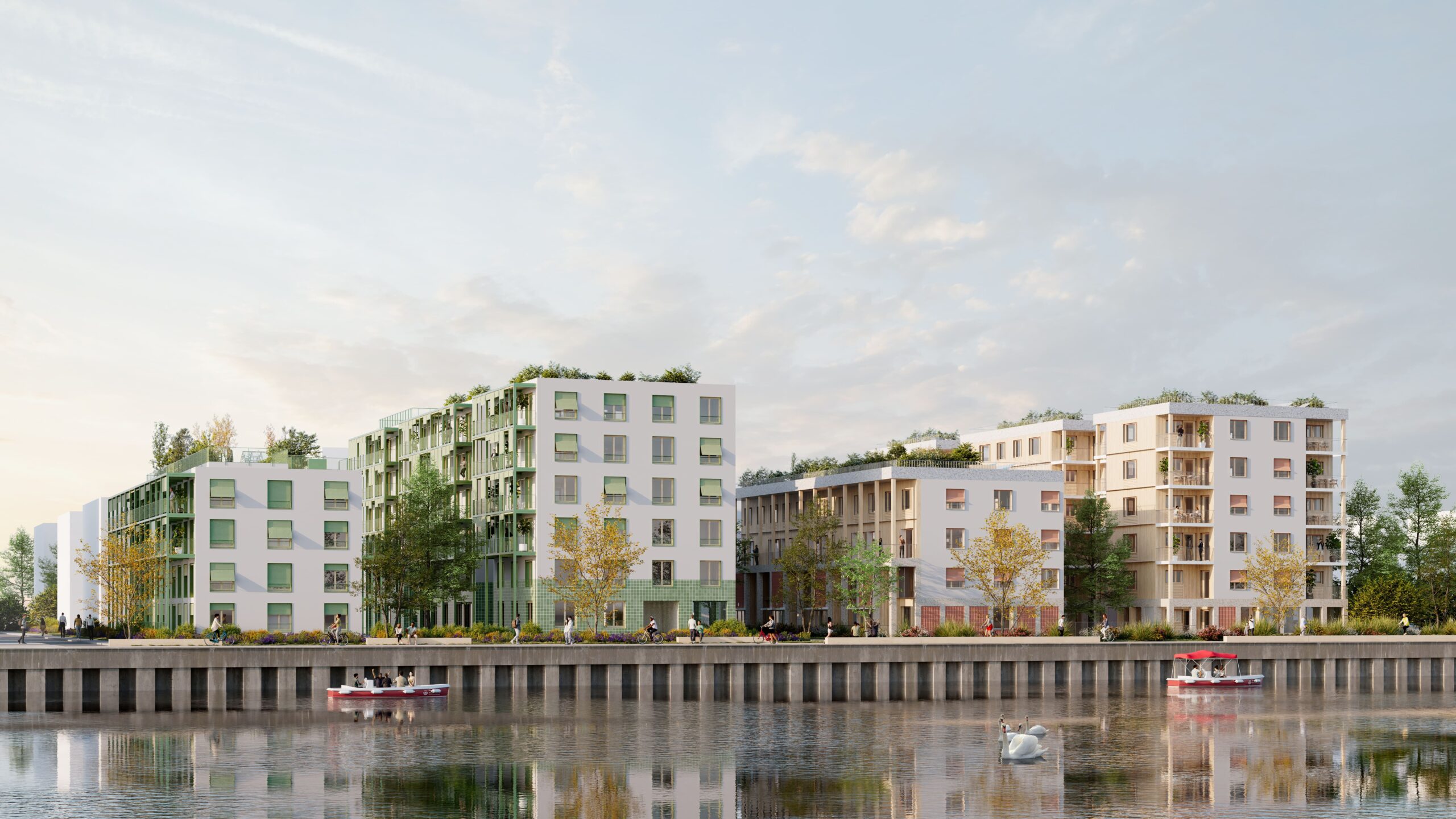 Programme immobilier neuf D&rsquo;UNE RIVE A L&rsquo;AUTRE