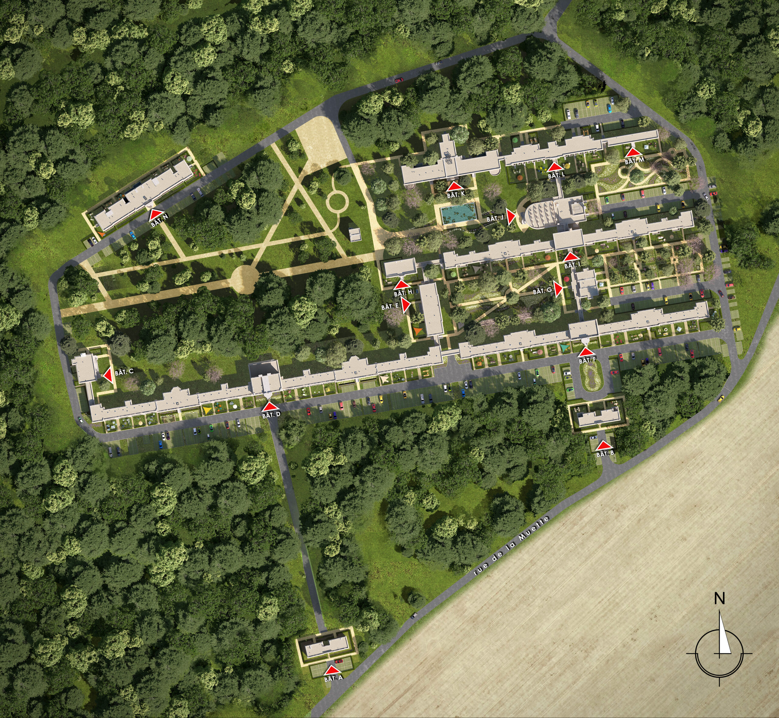 Programme immobilier neuf DOMAINE DES BAS BUISSONS