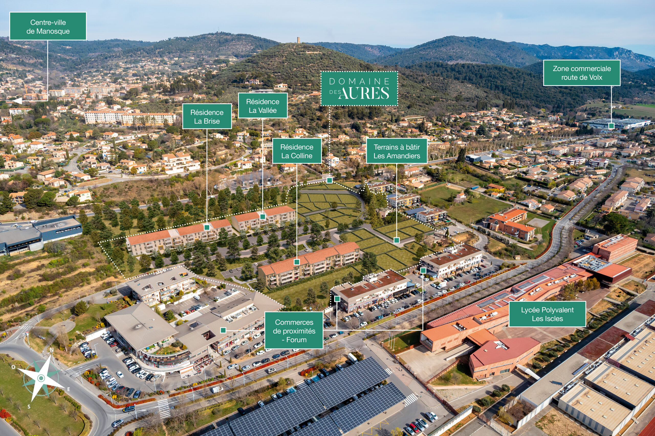 Programme immobilier neuf Domaine des Aures « La Brise »