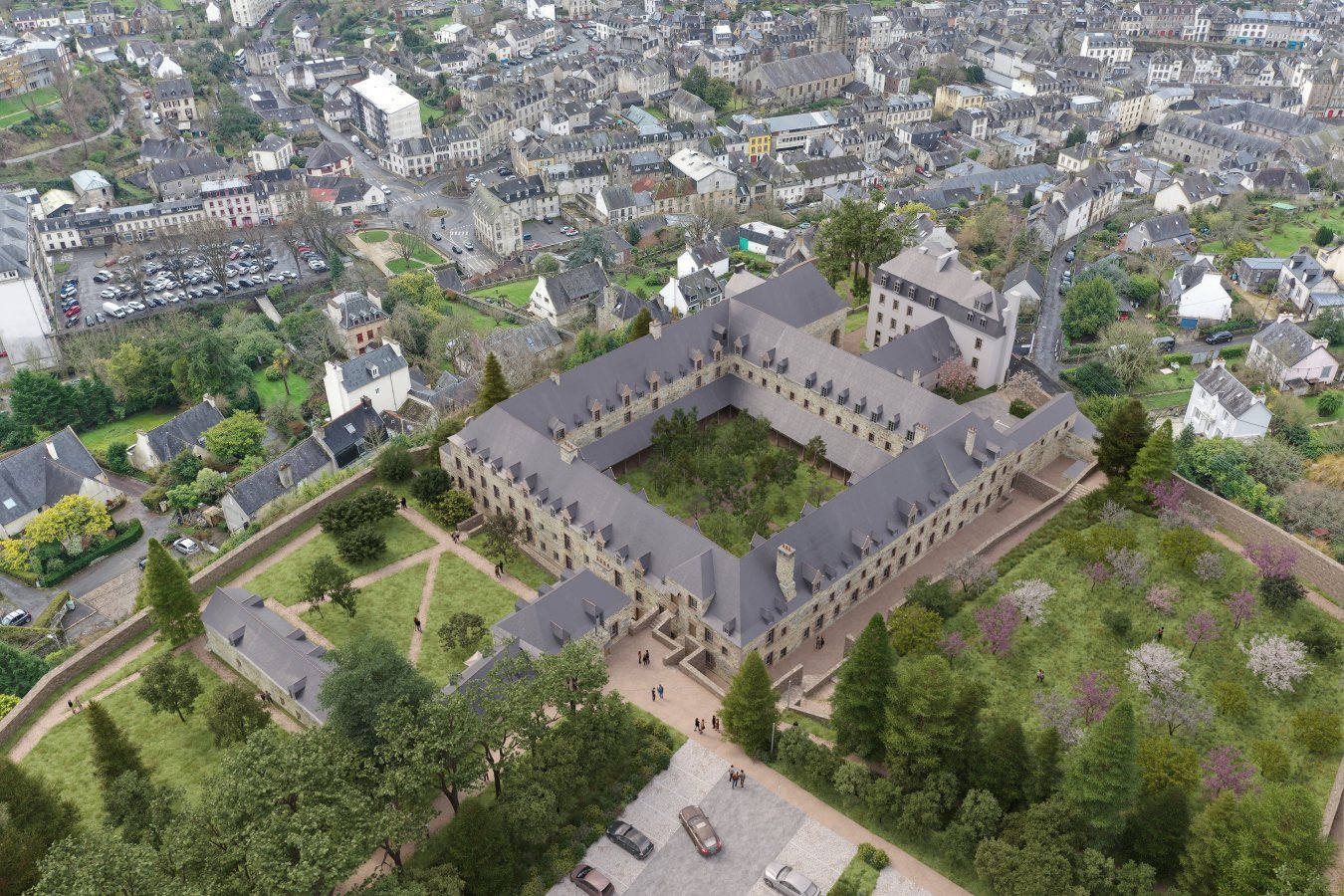 Programme immobilier neuf Ancien Couvent des Ursulines Morlaix (Déficit Foncier)