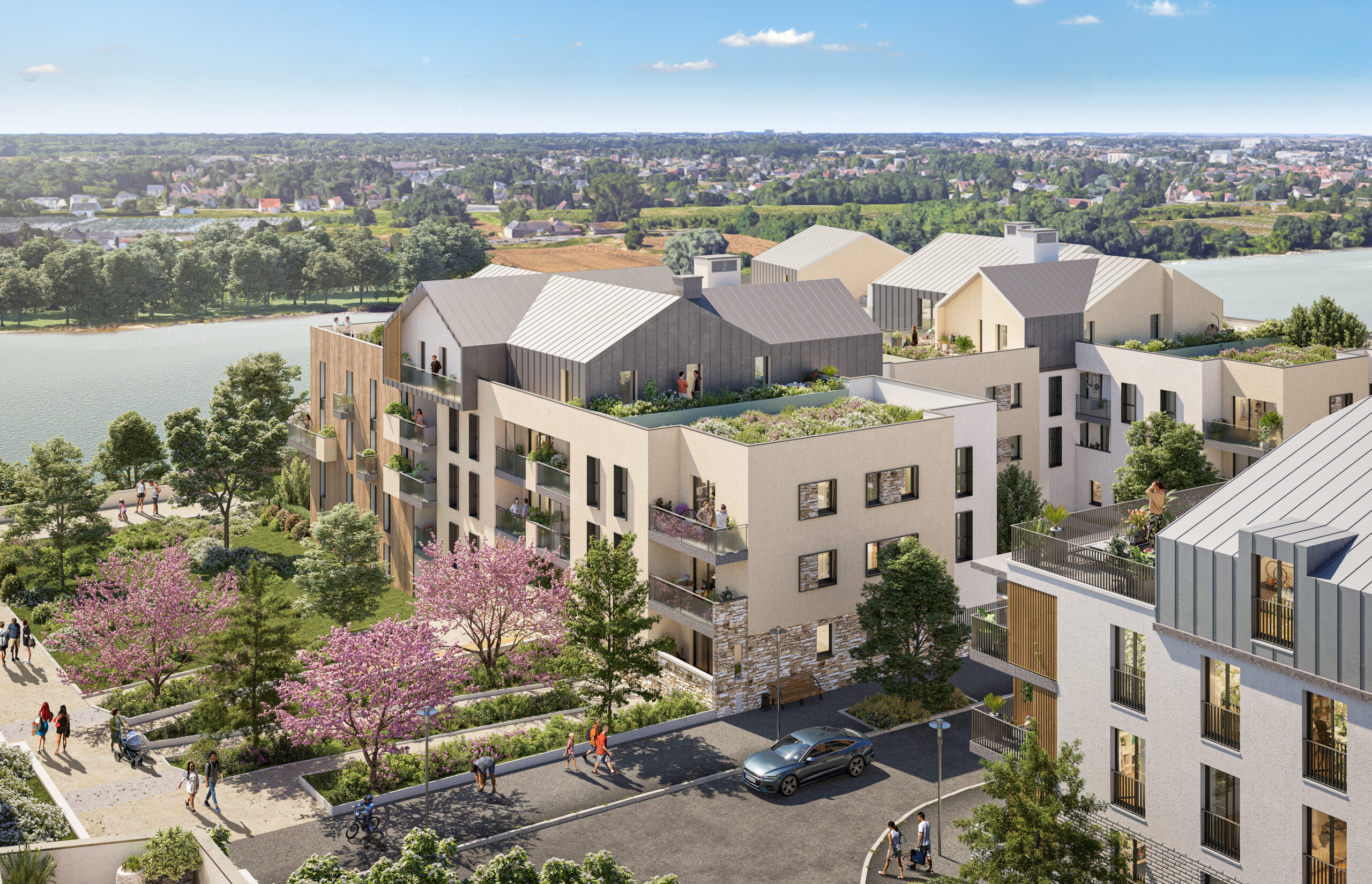 Programme immobilier neuf CONTEMPLATION – LES BERGES D&rsquo;HOULIPPE